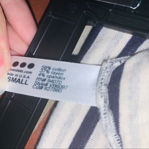 THREE DOTS | Double Face Terry Striped Shorts - Picture 7 of 7